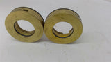 Brass Bearing Isolator 2" ID x 3-27/128" Lot Of 2