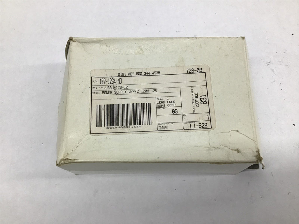 V-Infinity Digi-Key 102-1254-ND 726-09 Power Supply W/PFC 120W 12V