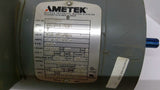 Ametek 51L438 AC Motor 1 Hp 208-230/460 V 3600 Rpm 2P Fr 143TCZ 3 Ph 60 Hz TEFC
