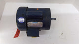Leeson 114144.00 AC Motor 1/3 Hp 208-230 V 1800 Rpm 4P Fr C56C 1 Ph 60 Hz TEFC