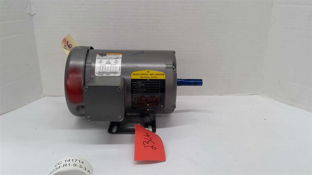 Baldor M3542 AC Motor .75 Hp 208-230/460 V 1800 Rpm 4P Fr 56 3 Ph 60 Hz