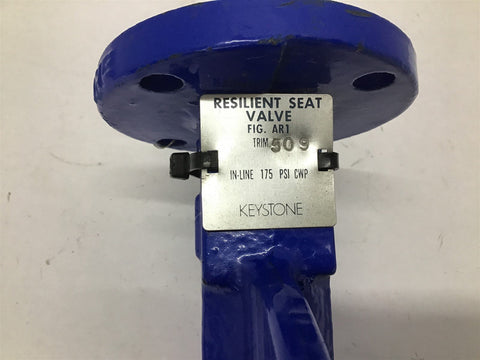 Keystone Resilient Butterfly Valve Fig AR1 – BME Bearings and Surplus