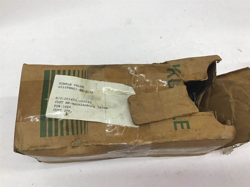 Kunkle Valve 6010FEM 01-LM Size 1"