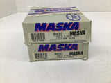 Maska MA43X1 Fixed Bore Sheave 1 Groove Pulley Lot Of 2