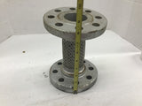 Braided Plumbing Flange 8" 2 1/2' opening