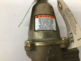 Bell & Gossett ASME Safety Relief Valve 1170-125 110135