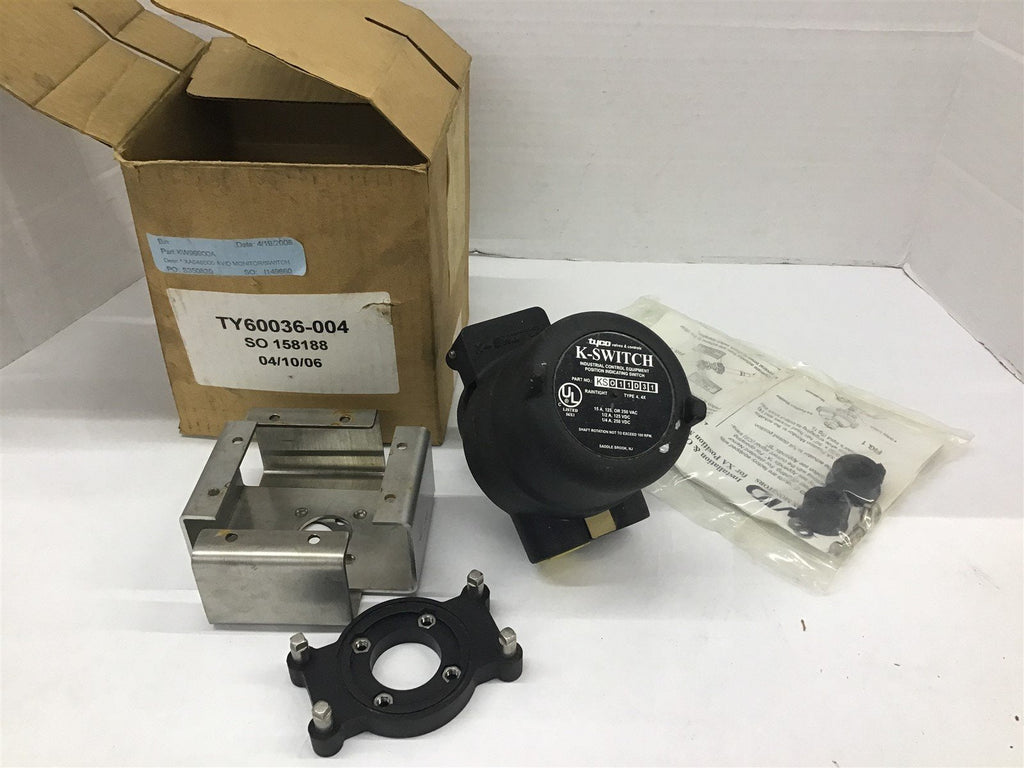 Tyco K-Switch KS011D31 Industrial Control Equipment Position Indicating Switch