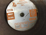 Anvil Products Size1 1/2 Body A-105 800PSI Fig 862 Disc CR-13 Seat HF Check