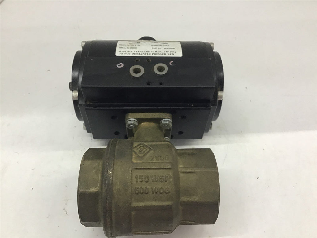 Tru Torq Actuators TDA 8 F05 Max Air Pressure 10 Bar / 150 PSI