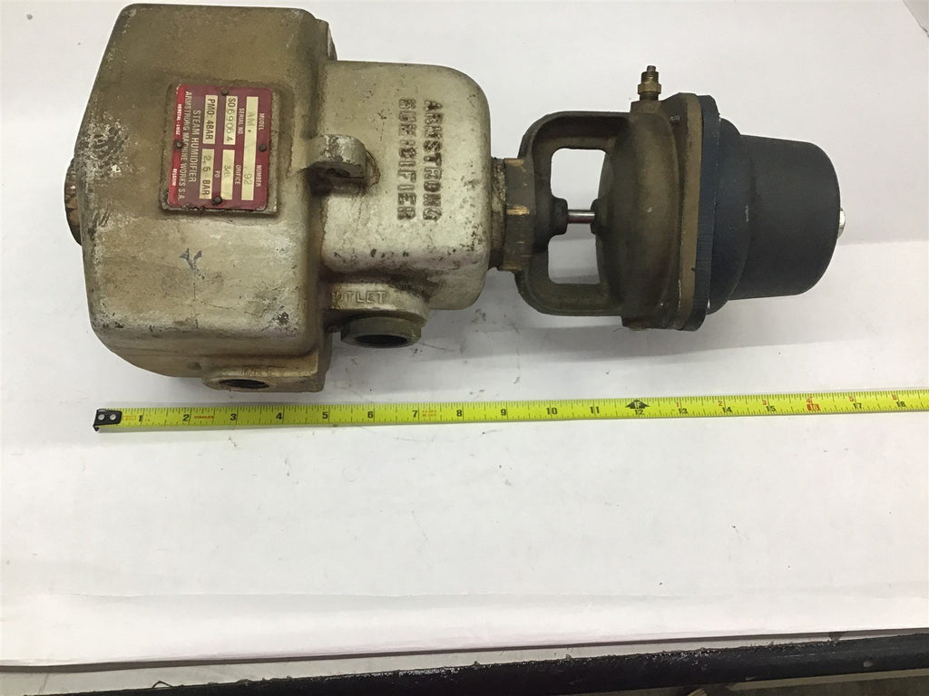 Armstrong Machine Works Steam Humidifier M-AM N0.92 SN.69064 Orifice