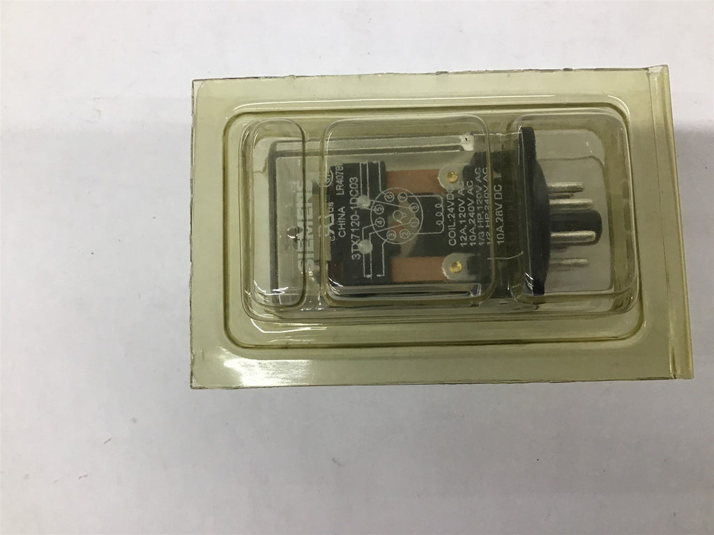 Siemens 3TX7120-1DC0312A Ice Cube Relay 120V 1/3 HP