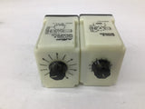 Potter & Brumfield CKB-38-78060 0.6 To 60 Sec. Contacts 10A 120V AC Lot Of 2