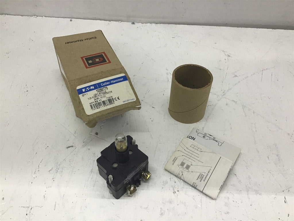 Eaton Cutler Hammer 10250T79 Light Module Push Pull Operator