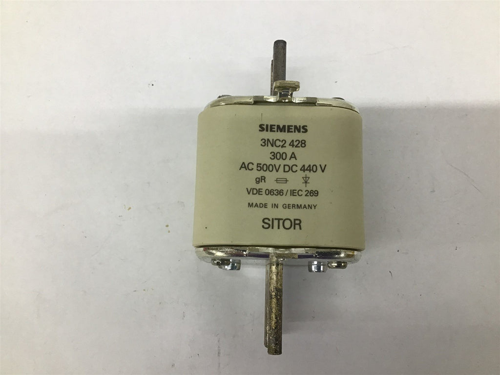 Siemens 3NC2 428 300 Amp Fuse 500 Vac