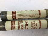 Gould OTS40 One Time 40A 600 V.A.C. Or Less Lot of 2