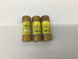 Buss Low-Peak LPJ-15SP HRCI-J 600V AC 300V DC Type D Fuse Lot OF 3