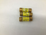Buss Low-Peak LPJ-15SP HRCI-J 600V AC 300V DC Type D Fuse Lot OF 3