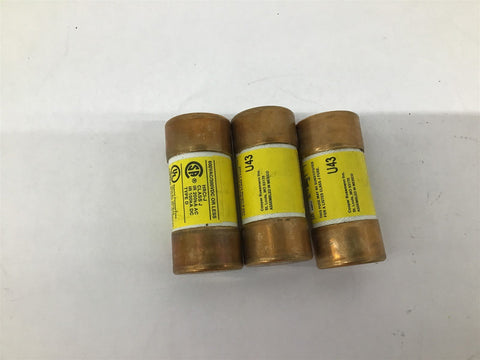 Buss Low -Peak LPJ-35SP 600VAC 300VDC Or Less HRCI-J Class J Type D Lot Of 3