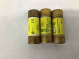 Bussman Low-Peak LPJ-20SP 20 Amp 600 V Dual Element Time Delay Fuse Lot OF 3