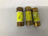 Bussman Low-Peak LPJ-20SP 20 Amp 600 V Dual Element Time Delay Fuse Lot OF 3