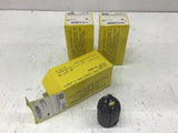 Hubbell HBL746V Connector Twist & Lock Lot Of 3