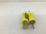 Buss Low-Peak LPJ-100SP Fuse Dual Element Time Delay 600V AC Lot OF 2