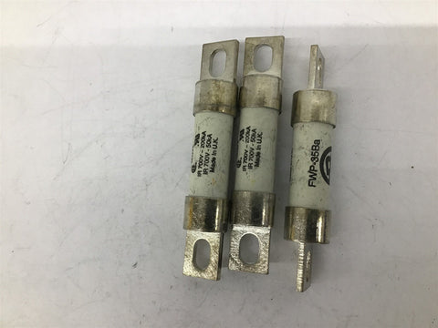 Bussman FWP-35Ba 35A 700V Fuse Lot Of 3