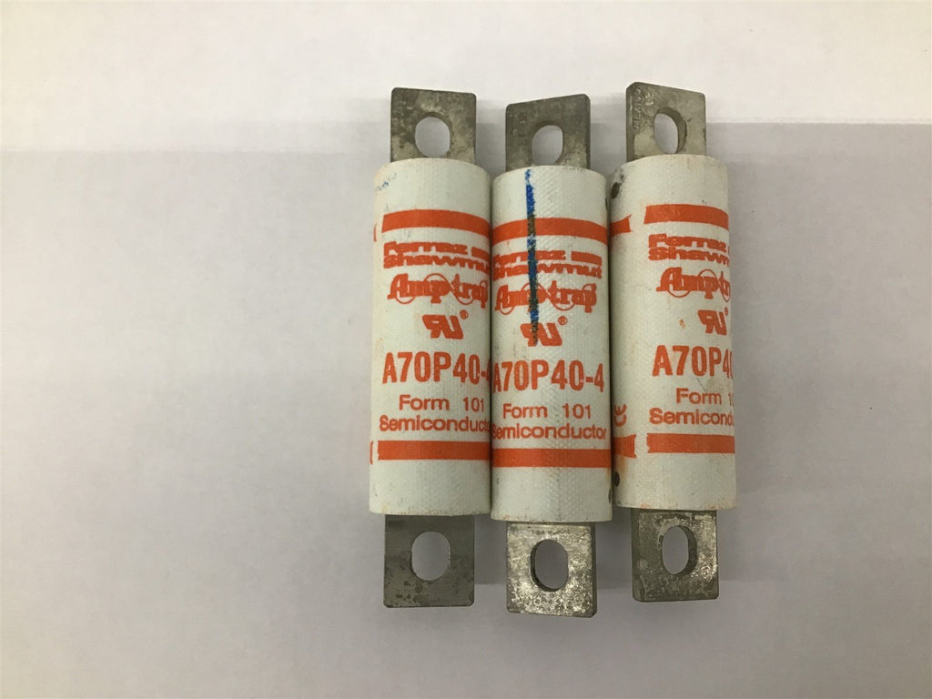 Ferraz Shawmut Amp-Trap A70P40-4 40A 700VAC 110KA 650VDC 100KA Lot Of 3