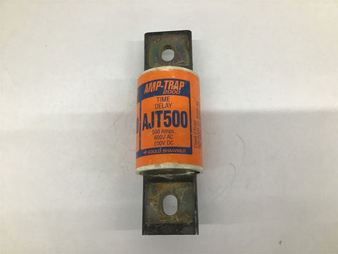 Amp-Trap 2000 Time Delay AJT500 500A 600V AC 500V DC Class J Fuse