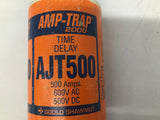 Amp-Trap 2000 Time Delay AJT500 500A 600V AC 500V DC Class J Fuse
