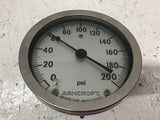 Ashcroft Bronze Tube Brass Socket Tachometer