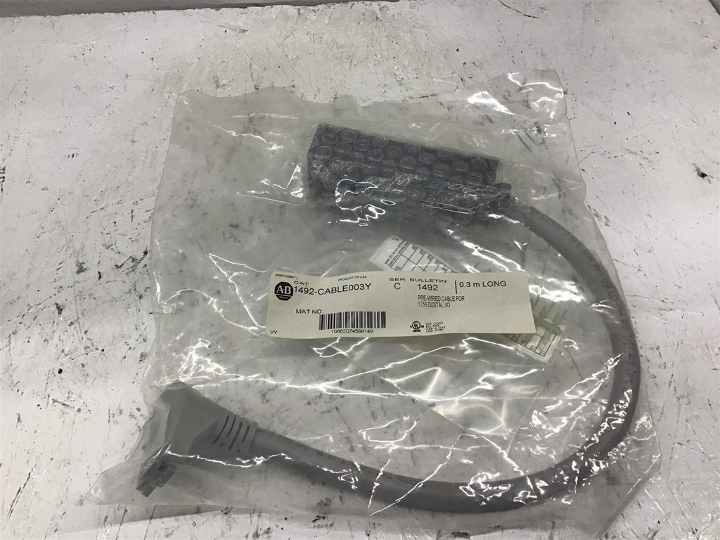 Allen Bradley 1492-Cable 003X Series C 0.3 M Long