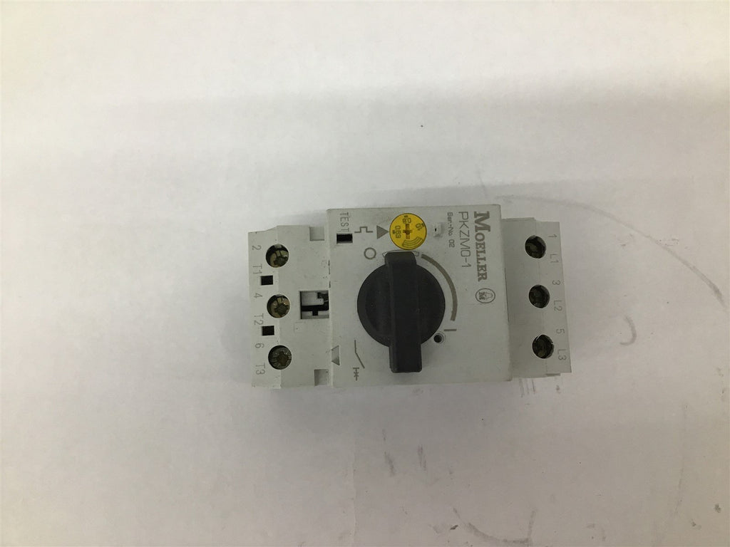 Moeller PKZMO-1 50/60 HZ 3PH 1/2HP 600V AC