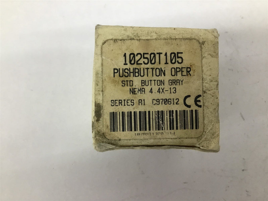 Cutler Hammer 10250T105 Pushbutton Oper Std Button Gray Ser A1