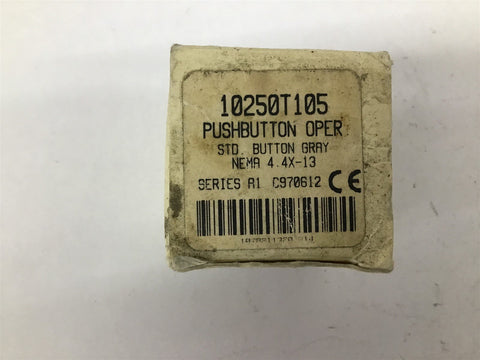 Cutler Hammer 10250T105 Pushbutton Oper Std Button Gray Ser A1