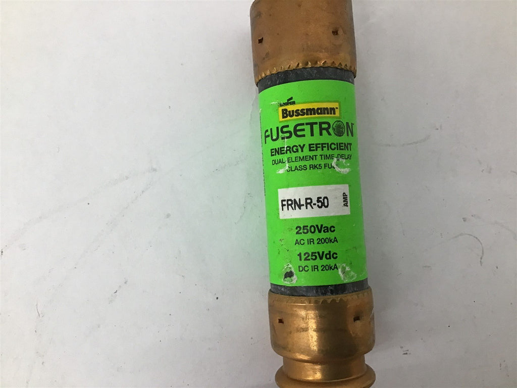 Bussmann Fusetron FRN-R-50 250VAC 125VDC Lot Of 3