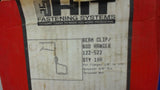 Box Of 70+----Hilti Beam Clip Rod Hanger, 122-522,  1/8" To 1/4"