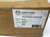 Atkins Dynamics AD-27 Industrial Intercom 120VAC Options Basic 50/60 HZ Series C