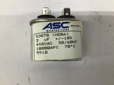 ASC Capacitors X387S 440VAC 50/60 HZ Lot Of 2