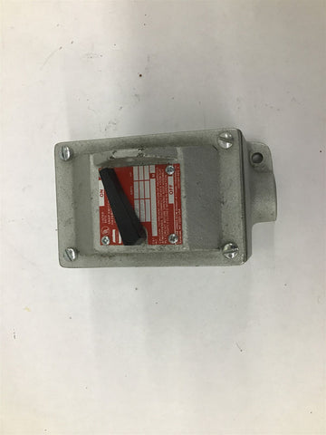 Crouse Hinds EFSC 218 120 AC 277 AC 20A