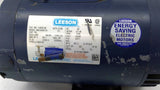 Leeson 110232 Energy Saving Motor 2HP 112/230V 3450RPM 56-FR DP-ENCL 1PH