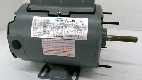 Marathon M099799 Motor 1/4HP 1625RPM 1PH 48FR 115/230V TEAO