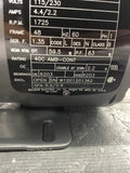 Baldor Reliance C1203 0.25 Hp 115/230v 1725 Rpm 60 Hz 1Ph 48 Fr Open Encl