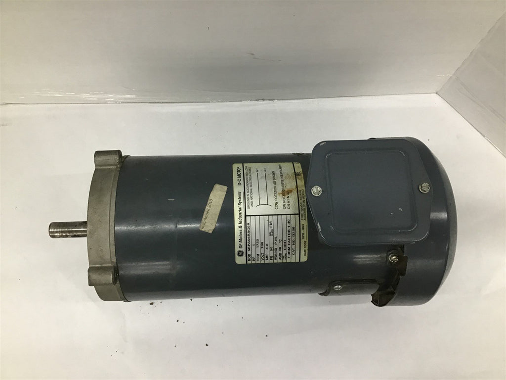 General Electric D280 DC Motor 1HP 180V 1725RPM 56-FR