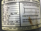 General Electric D280 DC Motor 1HP 180V 1725RPM 56-FR