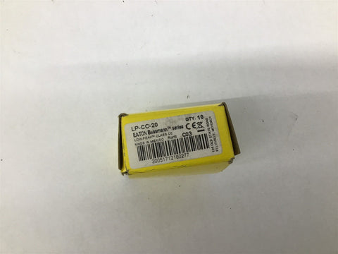 Bussmann LP-CC-20 Box Of 10 Low Peak Class CC