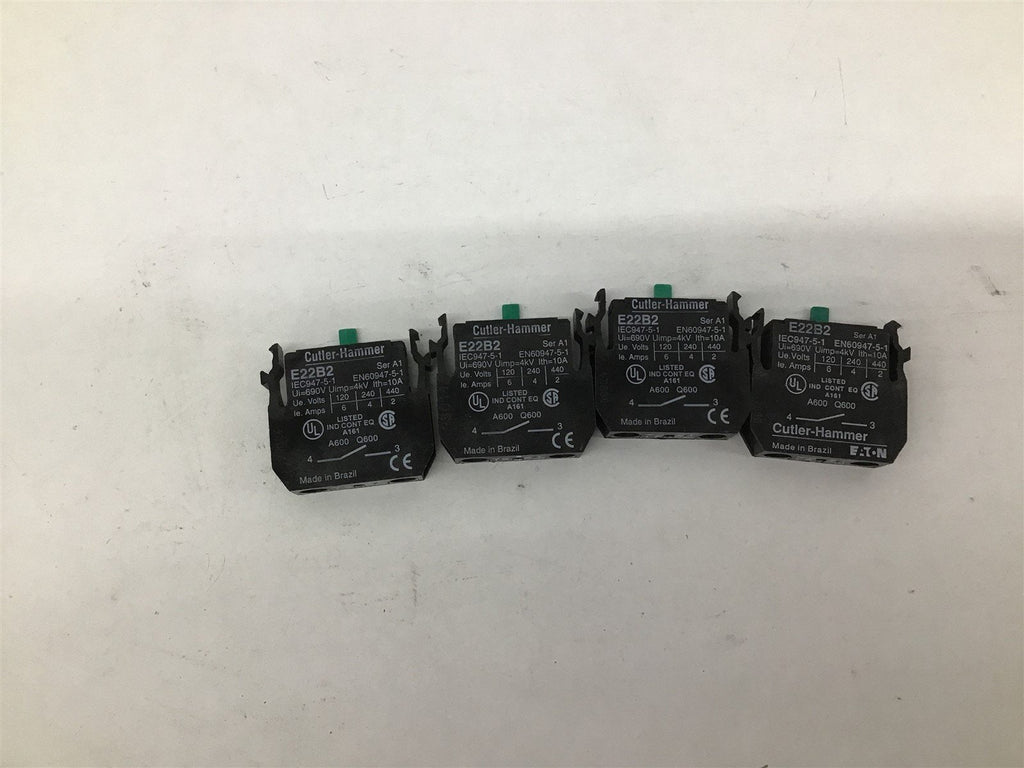 Cutler Hammer E22B2 Ser A1 IEC947-5-1 Lot Of 4