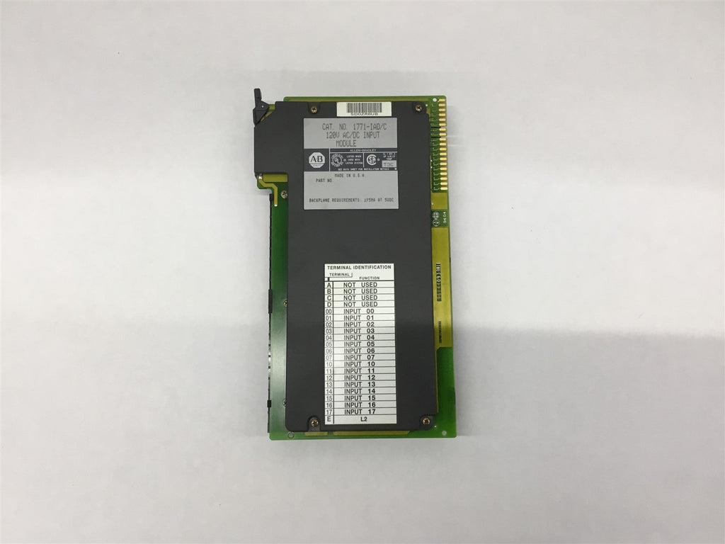 Allen-Bradley 1771-IAD B 120V AC/DC Input Module