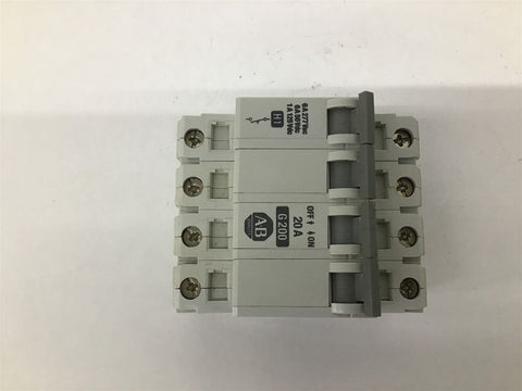 Allen-Bradley 1492-CB3 Ser B 6A 277VAC 6A 50VDC 1A 125VDC