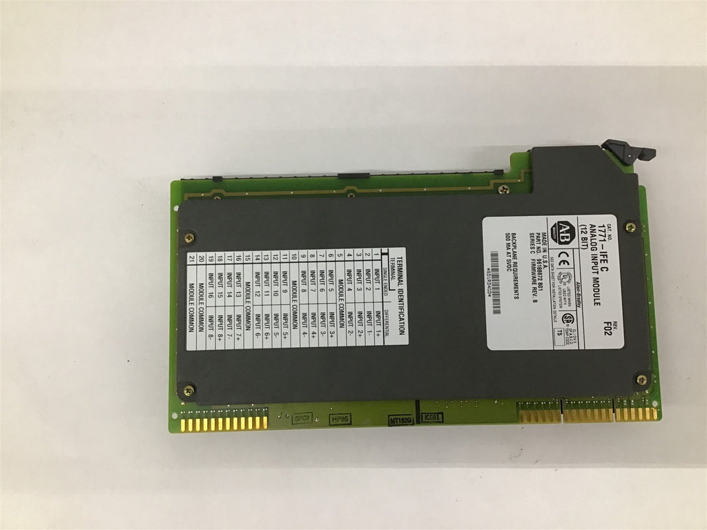 Allen-Bradley 1771-IFE CAnalog Input Module (12 Bit) F02